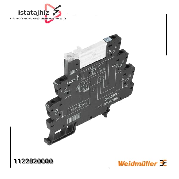 رله PLC یک کنتاکت پیچی واید مولر TRS 230VUC 1CO