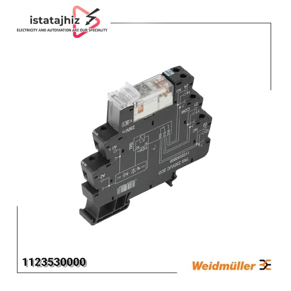 رله PLC دوکنتاکت 24VDC پیچی TRS 120VUC 2CO