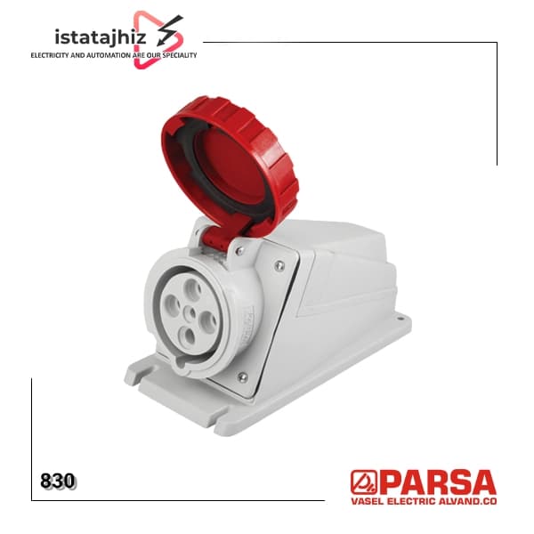 پریز صنعتی 4 پین 63 آمپر پارسا