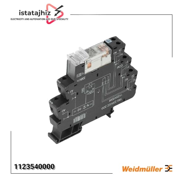 رله دوکنتاکت 230VUC پیچی TRS 230VUC 2CO