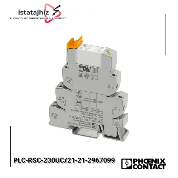 رله پی ال سی دو کنتاکت 220 ولت PLC-RSC-230UC/21-21-2967099