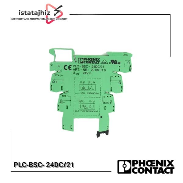 رله PLC فونیکس کنتاکت مدل PLC-BSC- 24DC/21