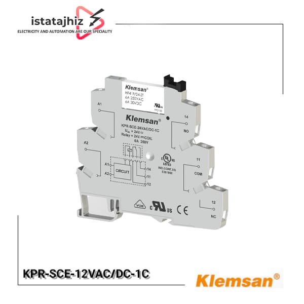 رله PLC مدل KPR-SCE-12VAC/DC-1C کلمسان