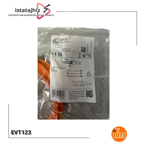 سوکت سنسور کابلی EVT123 برند IFM — تصویر ۲