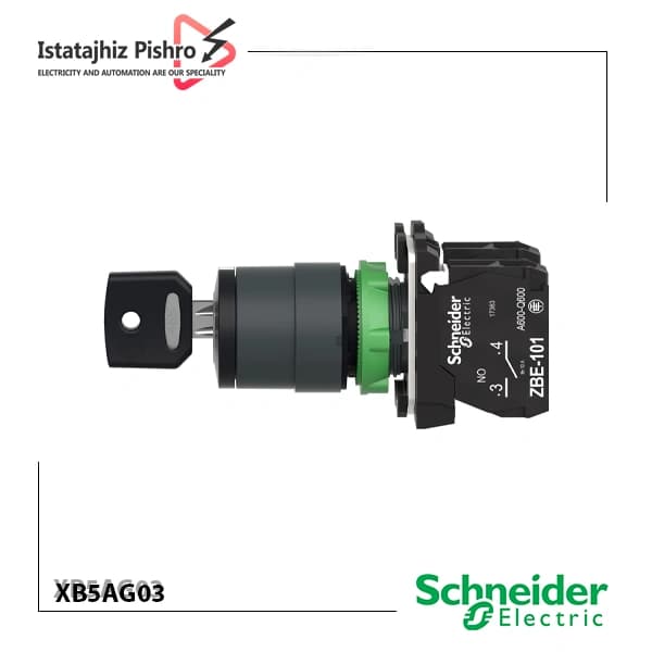 سلکتور سوئیچ یک طرفه ثابت مدل XB5AG03 — تصویر ۵