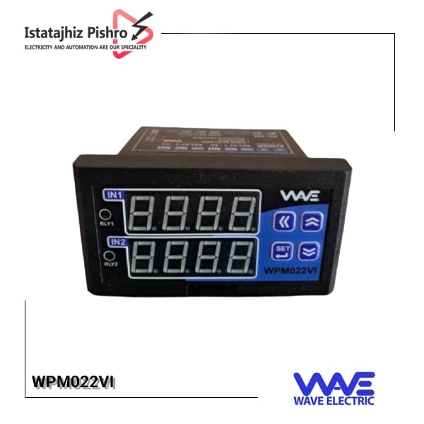 پنل متر دیجیتال دو کاناله WPM022VI