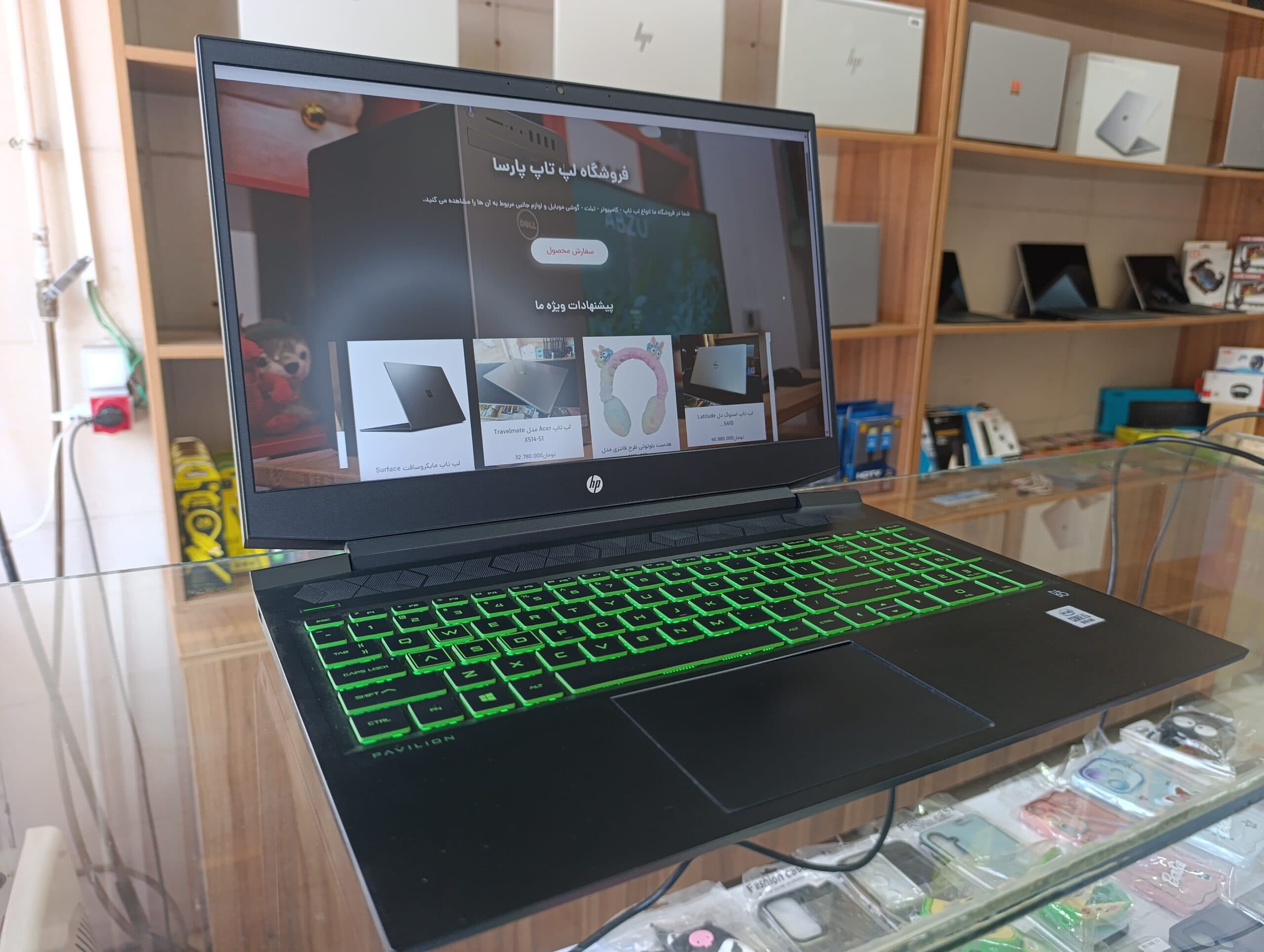 لپ تاپ گیمینگ HP Pavilion Gaming 16 استوک — تصویر ۲
