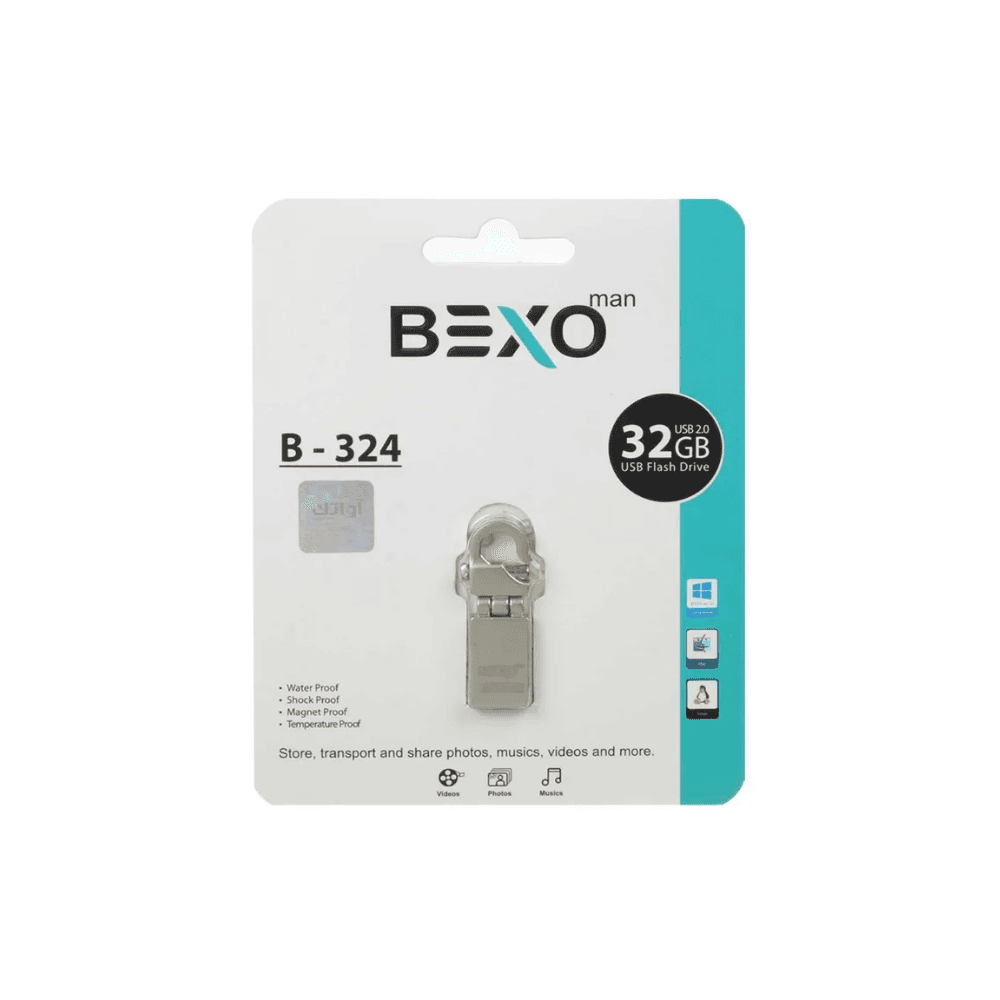 فلش مموری بکسو مدل B-324 ظرفیت 32 گیگابایت — تصویر ۲