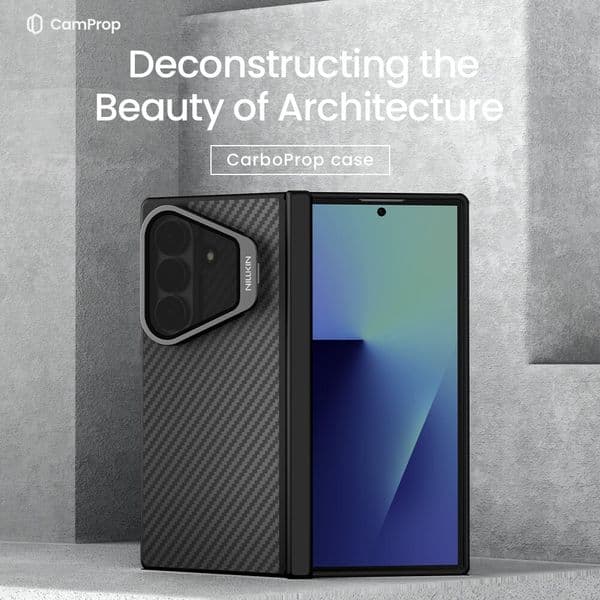 قاب نیلکین CarboProp Magnetic گوشی سامسونگ Galaxy Z Fold 8 Ultra — تصویر ۷