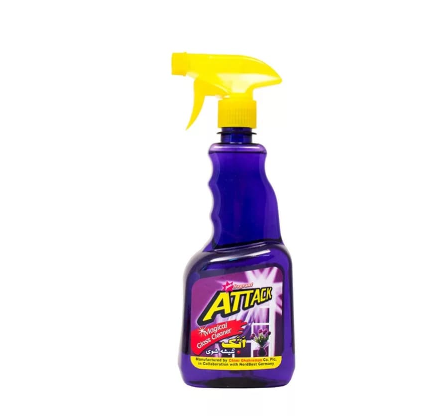 اسپری شیشه پاک کن اتک (Attack) مدل Purple — تصویر ۳