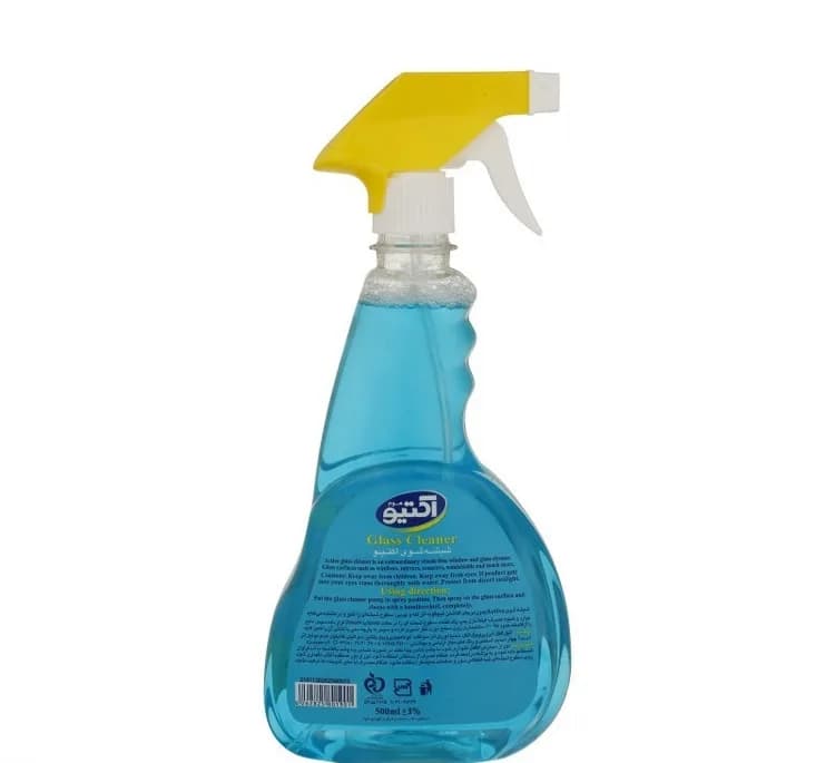 شیشه پاککن اکتیو (Active) مدل گلهای بهاری حجم 500 میلی لیتر — تصویر ۲