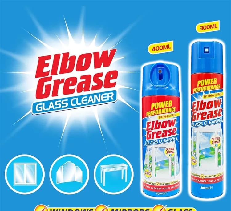 اسپری شیشه پاک کن البو گریس مدل Glass Cleaner حجم 400 میلی لیتر — تصویر ۶