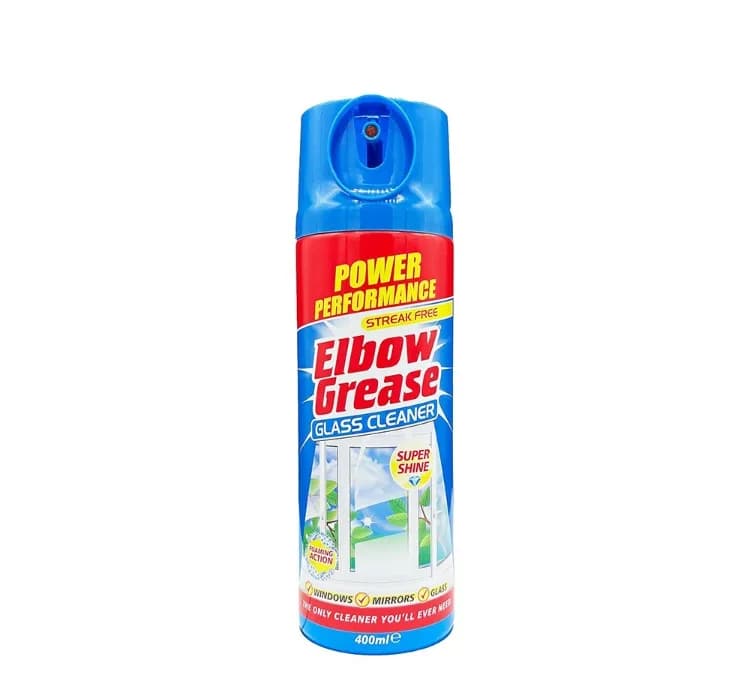 اسپری شیشه پاک کن البو گریس مدل Glass Cleaner حجم 400 میلی لیتر