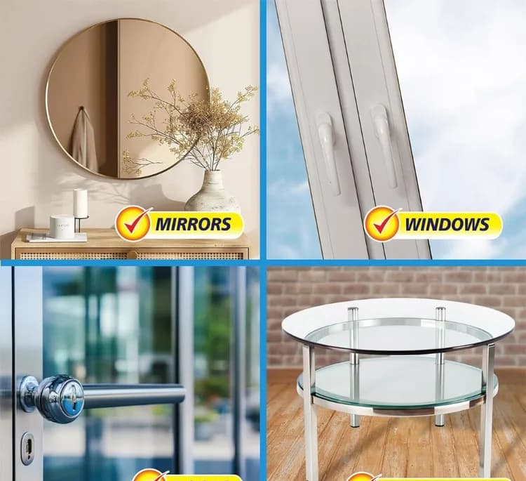 اسپری شیشه پاک کن البو گریس مدل Glass Cleaner حجم 400 میلی لیتر — تصویر ۳