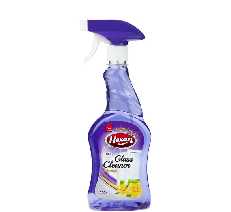اسپری شیشه پاک کن هگزان مدل Purple حجم 500 میلی لیتر