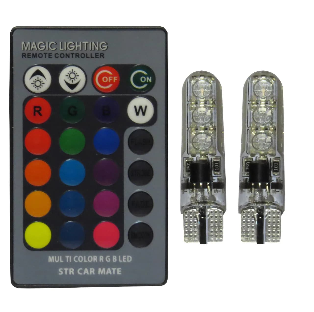 لامپ ال ای دی خودرو اس تی کو مدل کنترل دار Multi Color RGB