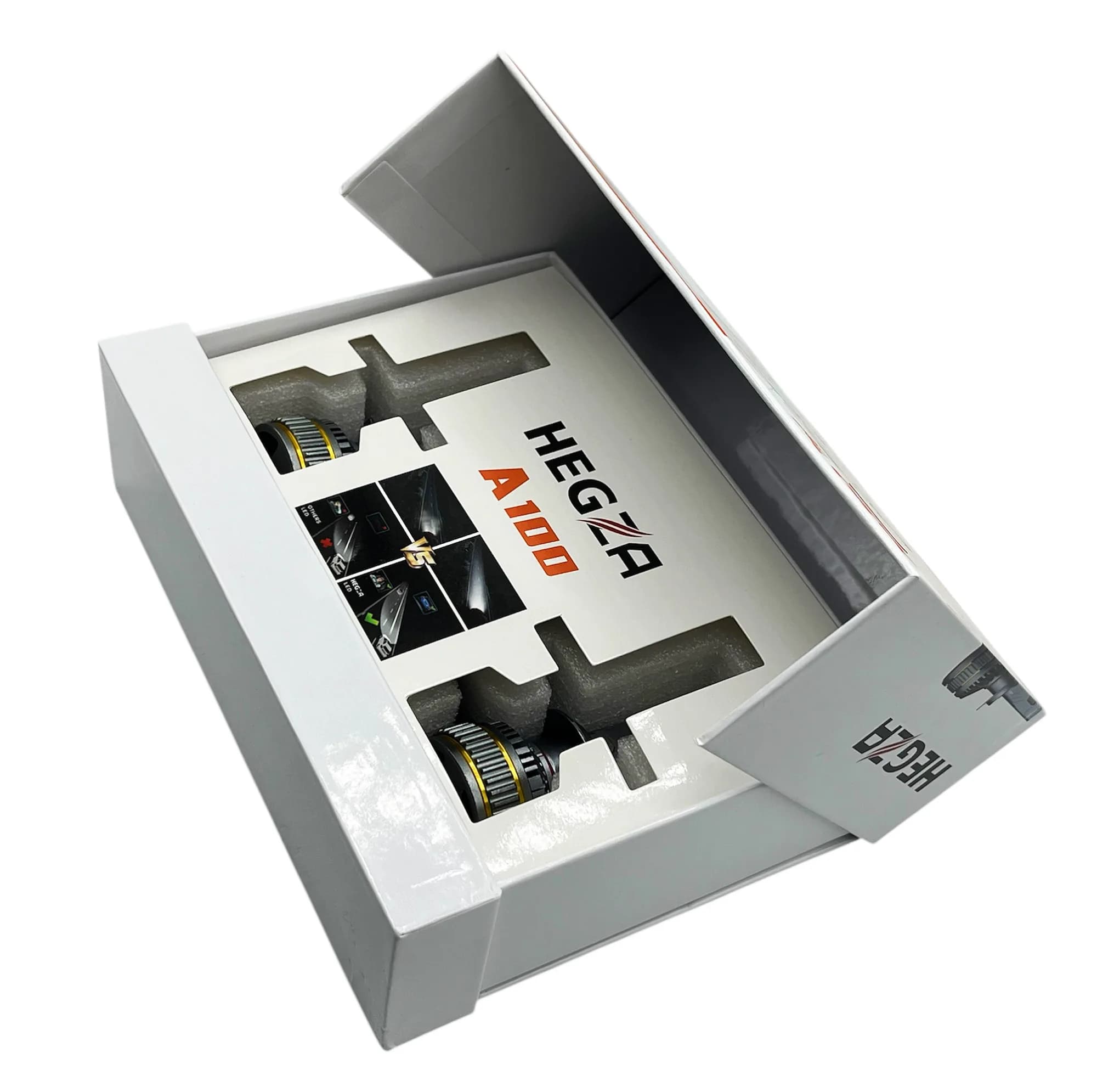 هدلایت لامپ خودرو مدلZIMMER HEGZA A100 پایه H7 بسته دو عددی‌‌‌ — تصویر ۵