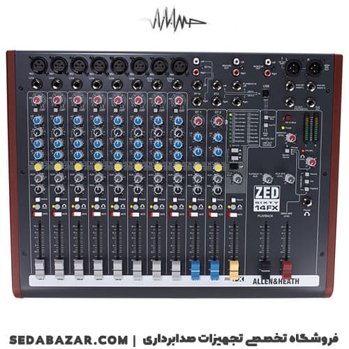 Allen&Heath ZED60-14FX میکسر صدا آنالوگ — تصویر ۳