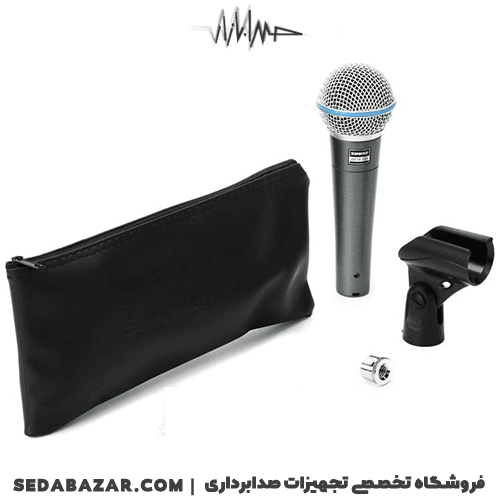 Shure BETA 58A میکروفون وکال — تصویر ۲