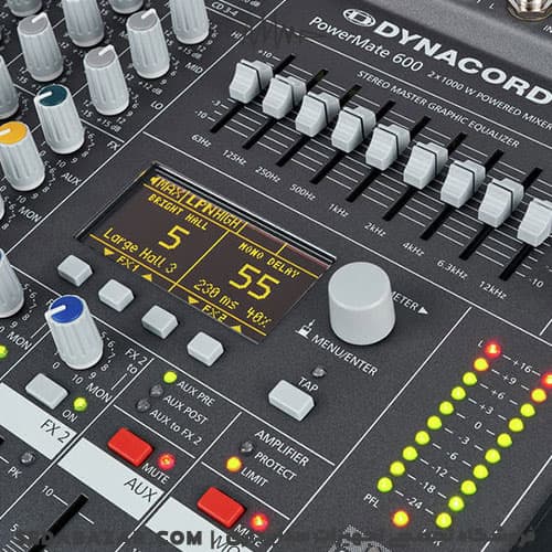Dynacord PowerMate 600-3 پاور میکسر — تصویر ۸