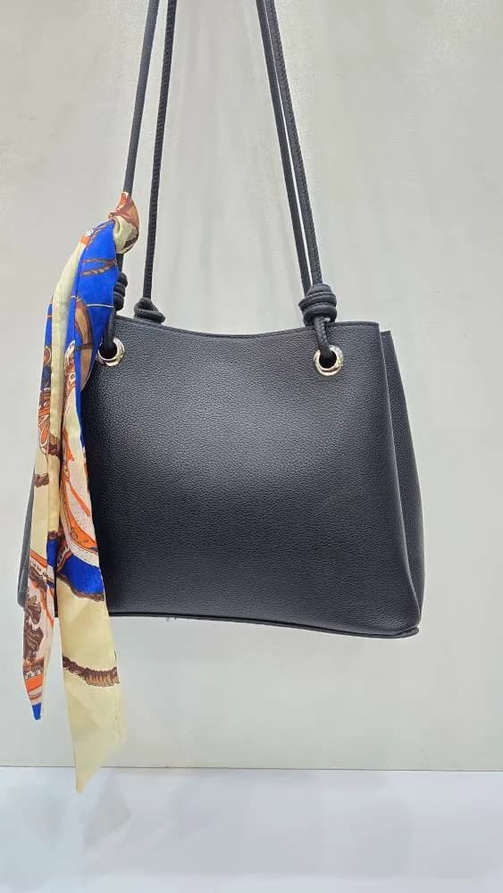 کیف زنانه چرم کراواتی