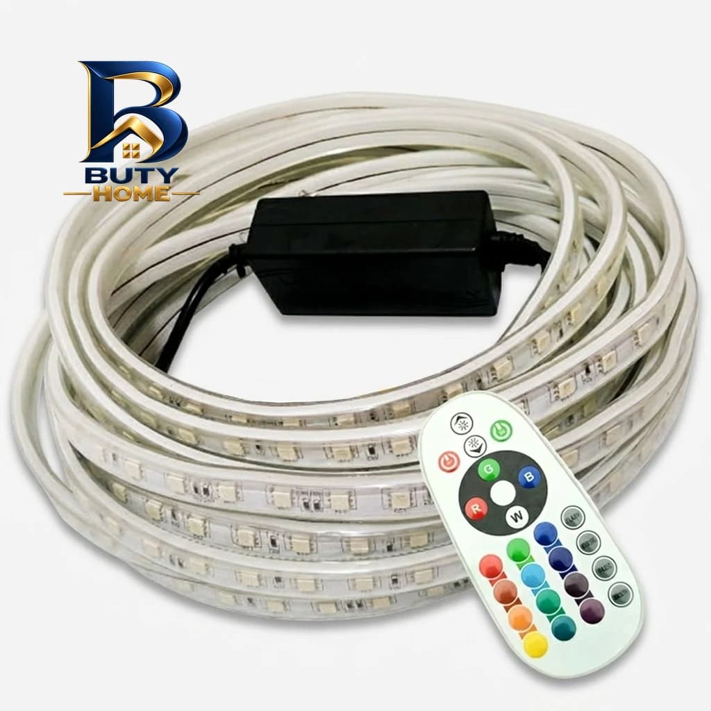 ریسه ال ای دی شلنگی RGB با طول ۳ متر و ریموت — تصویر ۸
