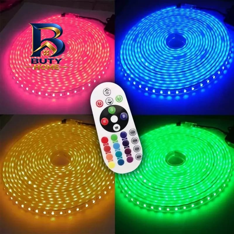 ریسه ال ای دی شلنگی RGB با طول ۳ متر و ریموت — تصویر ۱۰