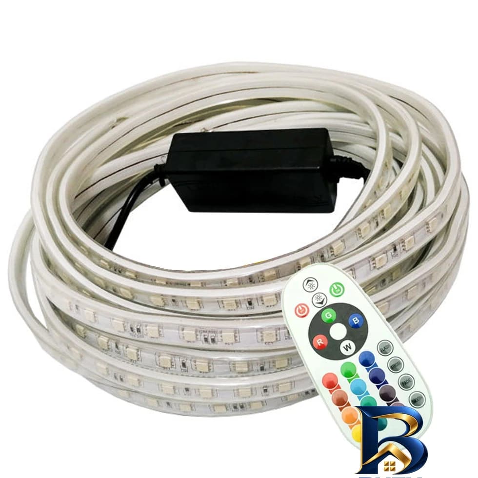 ریسه ال ای دی RGB مدل شلنگی طول ۴ متر به همراه ریموت — تصویر ۲