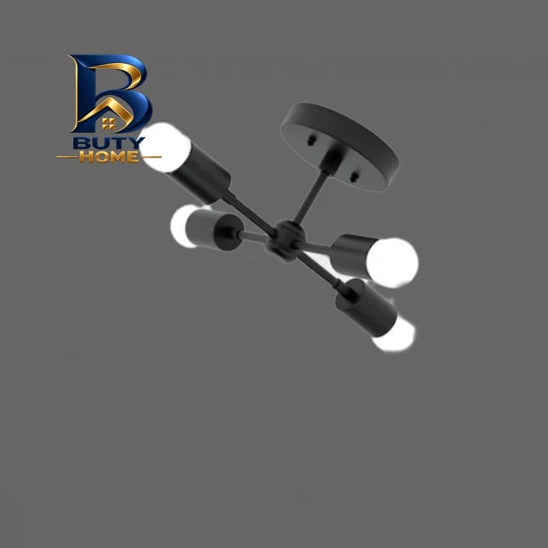 چراغ سقفی چهار شعله مدل مدرن کد S۱۲ اصل — تصویر ۵