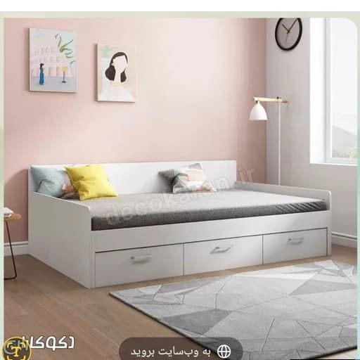 تخت خواب بزرگسال کد 0037 مبلمان فرنا مدل 1145806