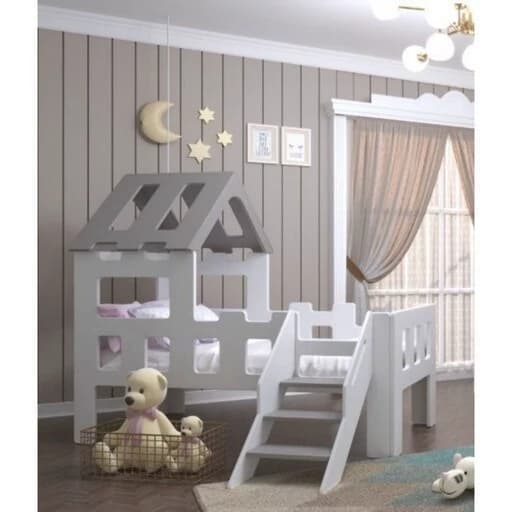 تخت خواب کودک پله دار F40037 مبلمان فرنا مدل 1145772