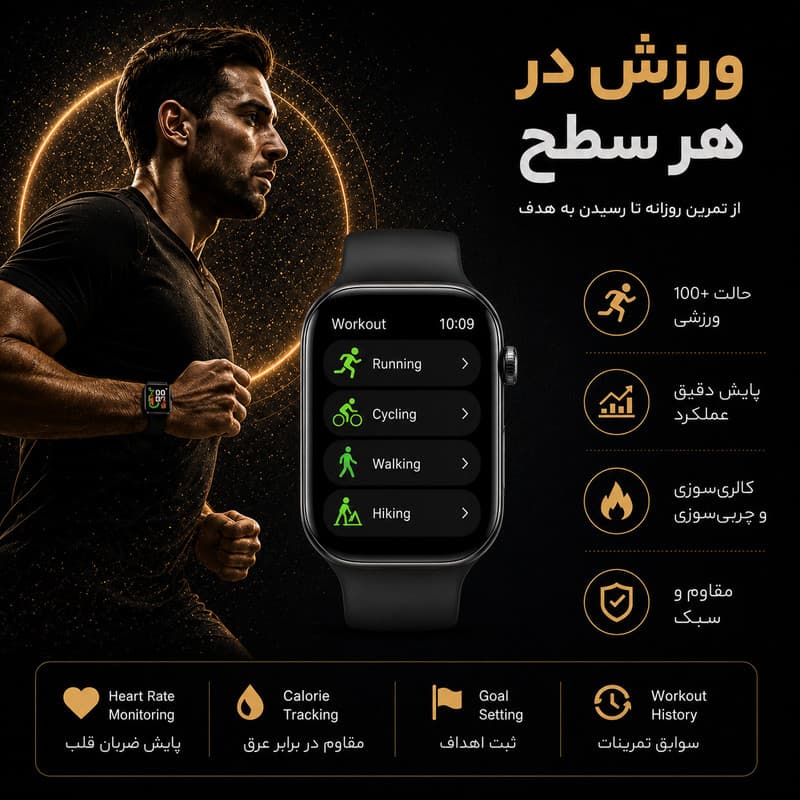 ساعت هوشمند 46 میلی متری مدل KX33 PLUS با بند سیلیکونی — تصویر ۷