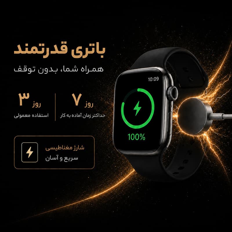 ساعت هوشمند 46 میلی متری مدل KX33 PLUS با بند سیلیکونی — تصویر ۳