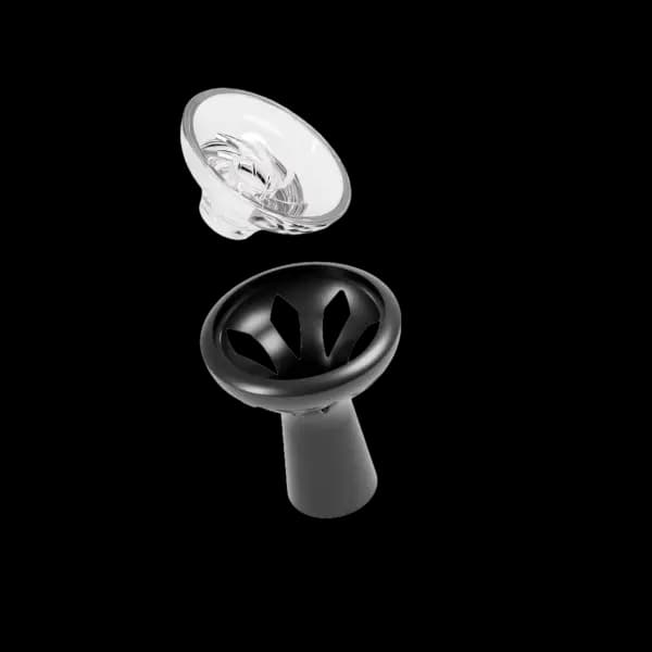 سری سیلیکونی قلیان مشکی Hookah silicone bowl black — تصویر ۲