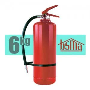 کپسول آتش نشانی 6 کیلو گرمی پودر و گاز دژ