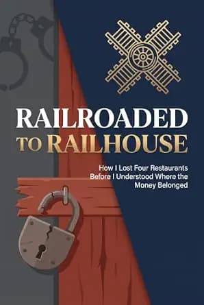 و دانلود نسخه کامل کتاب زبان اصلی Railroaded to Railhouse: How I Lost Four Restaurants Before I Understood Where the Money Belonged | دانلود کتاب خارجی