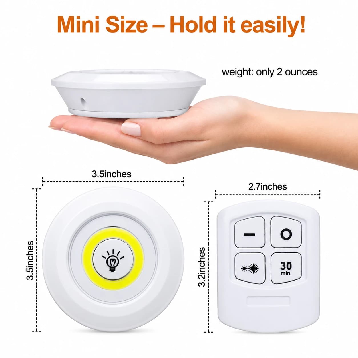 چراغ LED ریموت دار | ست ۳ عددی با تایمر ۳۰ دقیقه‌ای — تصویر ۸