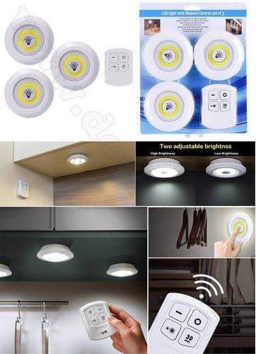 چراغ LED ریموت دار | ست ۳ عددی با تایمر ۳۰ دقیقه‌ای — تصویر ۲