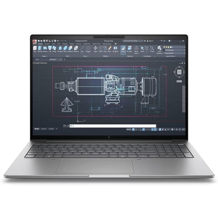لپ تاپ اچ پی استوک hp zbook 8 G1i 16 ultra7-265h 16GB 1TB SSD 4GB RTX 500 npu touch