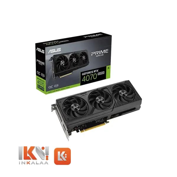 کارت گرافیک استوک ASUS 4070 SUPER prime 12GB