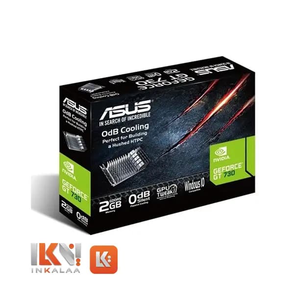 کارت گرافیک استوک ایسوس ASUS NVIDIA GeForce GT 730 2GB DDR3 — تصویر ۲