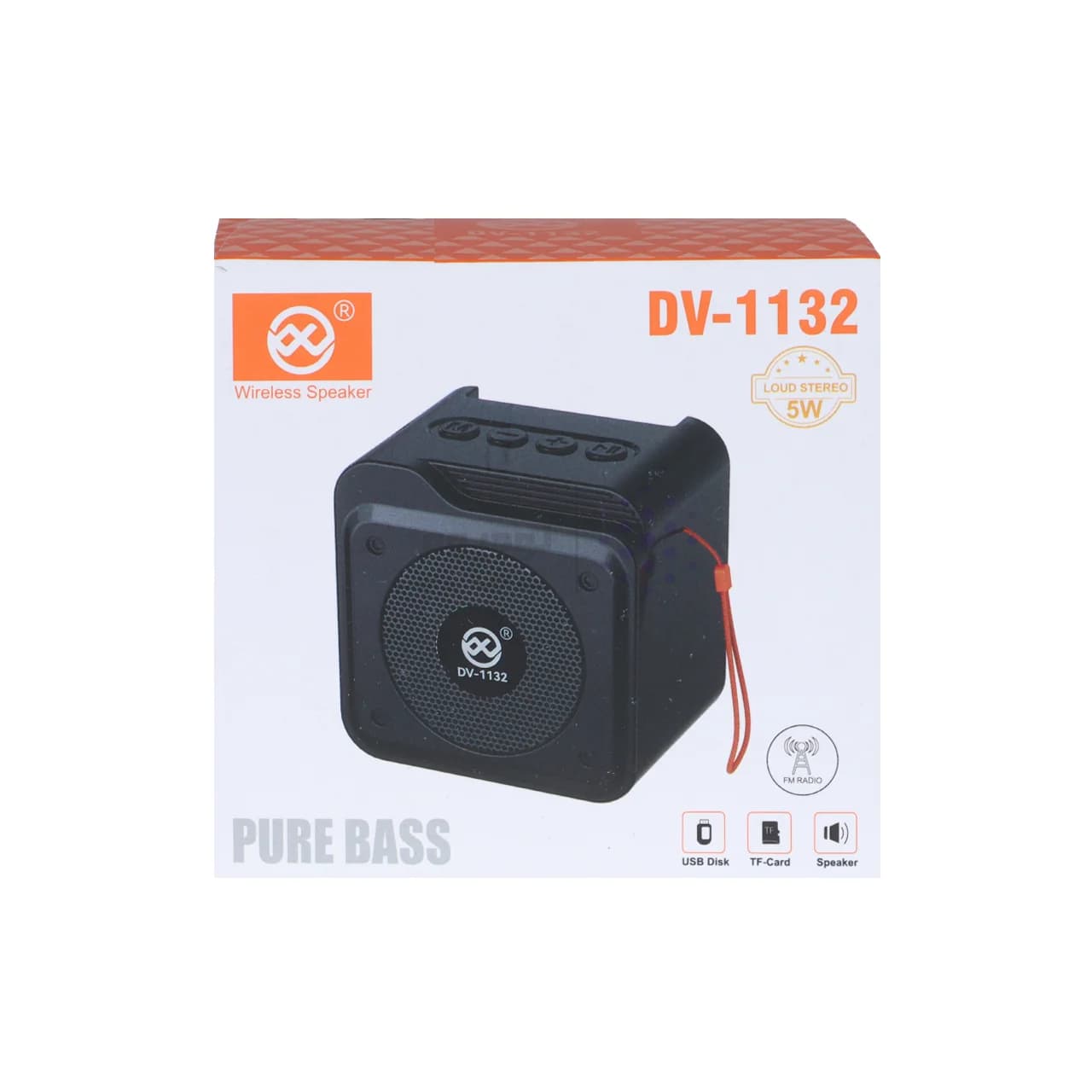 اسپیکر بی سیم مدل DV-1132 – قرمز – NZR — تصویر ۵