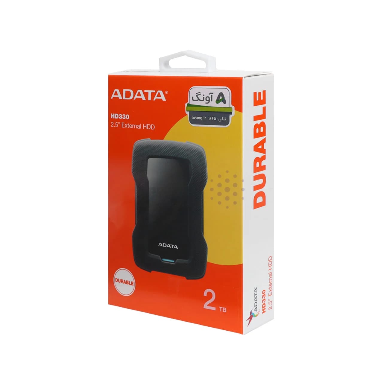 هارد اکسترنال ADATA مدل Durable HD330 ظرفیت 2TB – مشکی (گارانتی شرکت آونگ) — تصویر ۸