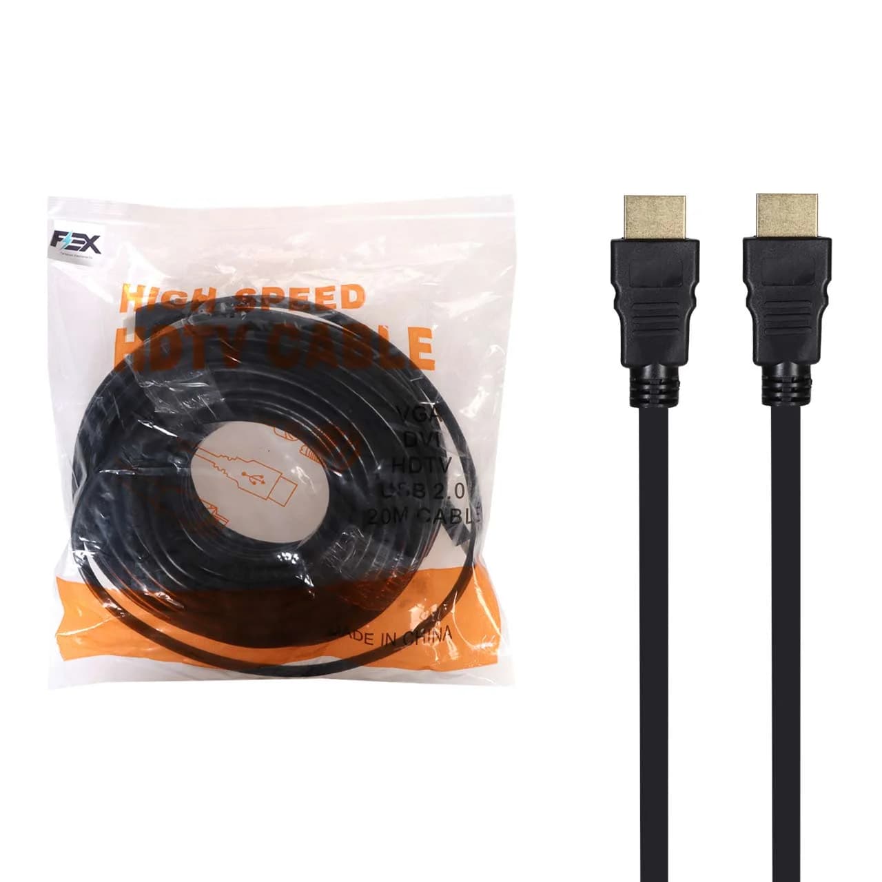 کابل 20 متری FEX HDMI – مشکی – RYL