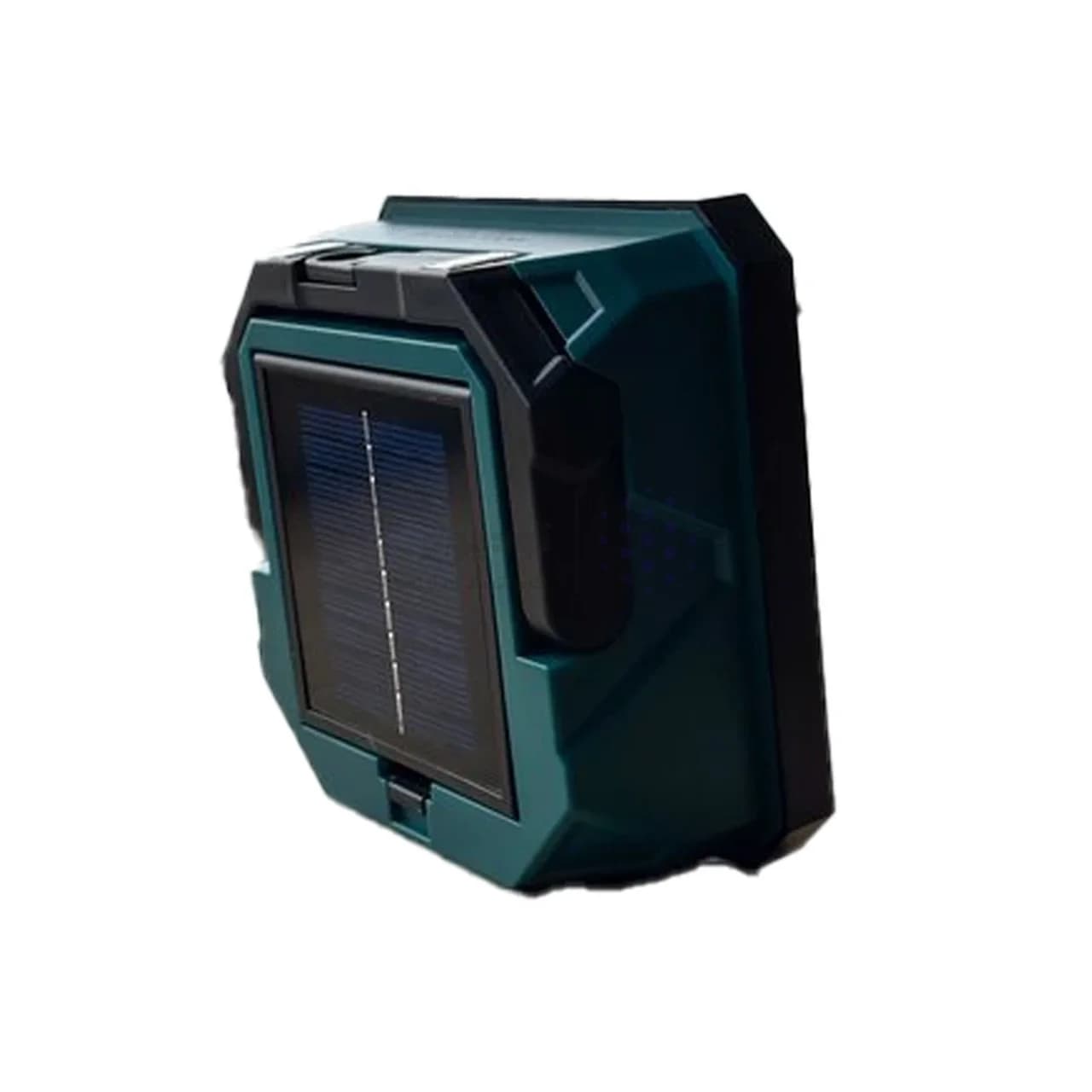 چراغ LED شارژی مدل Ck688 دارای پنل شارژ خورشیدی – مشکی سبز — تصویر ۳