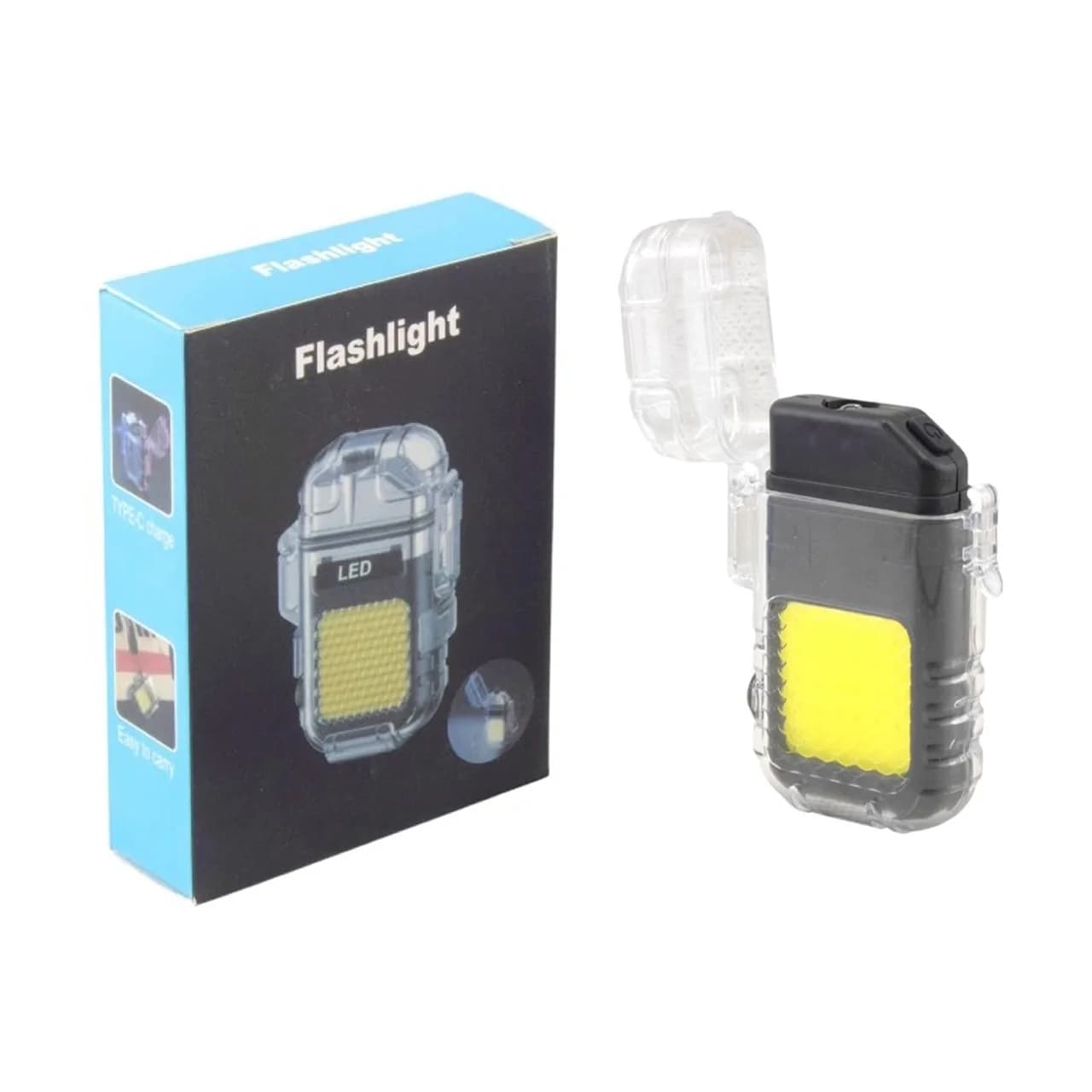چراغ LED شارژی فندکی – مشکی
