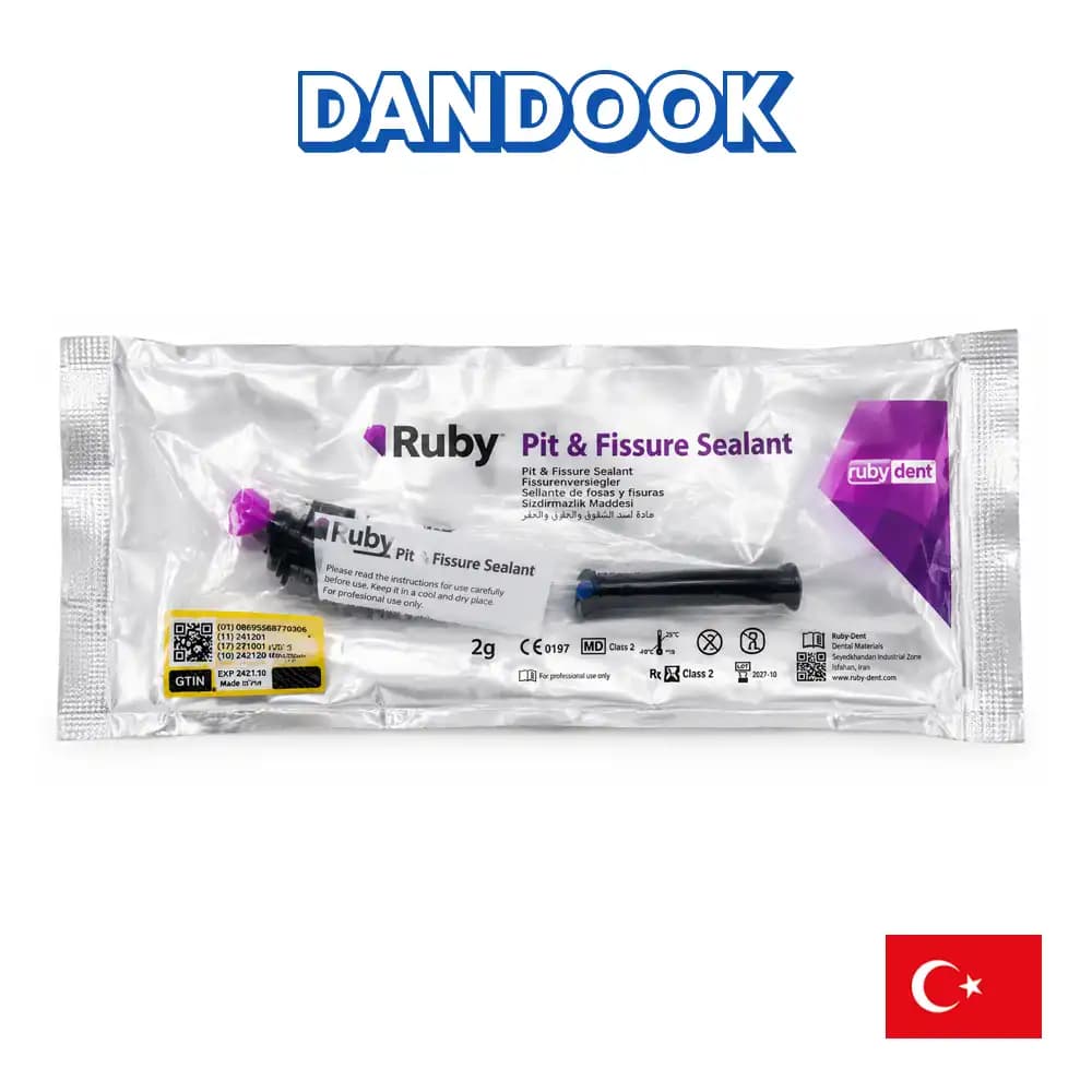فیشور سیلانت لایت‌کیور روبی-Ruby Pit & Fissure Sealant