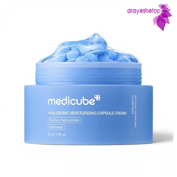 کرم آبرسان و مرطوبکننده کپسولی هیالورونیک اسید مدیکیوب مدل Hyaluronic حجم ۵۵ گرم