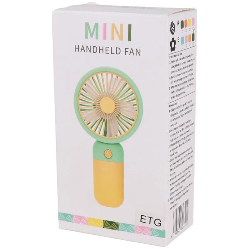 پنکه رومیزی شارژی Mini Handheld Fan — تصویر ۲