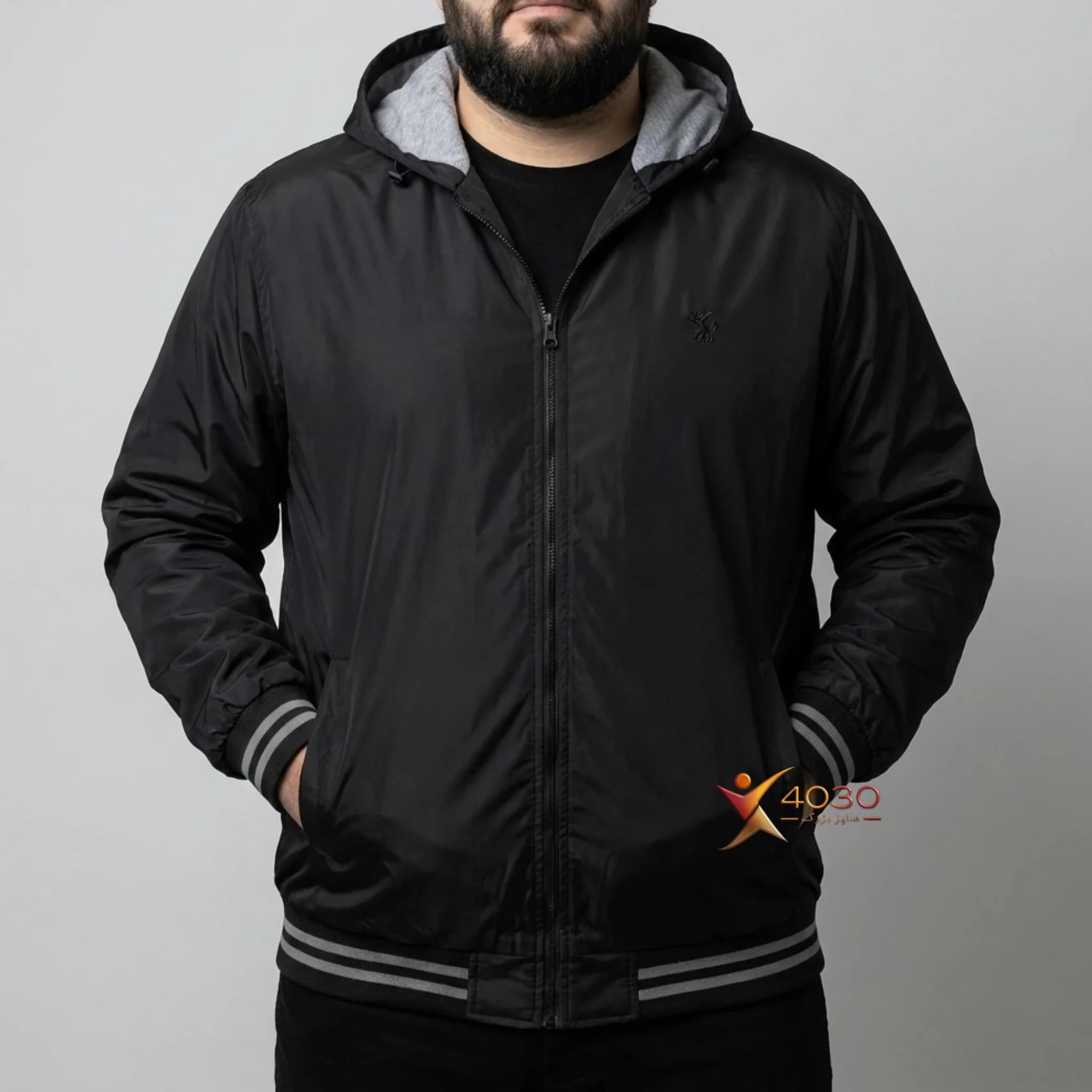 سویشرت کاپشنی POLO سایز بزرگ مردانه ( 5015 ) — تصویر ۴